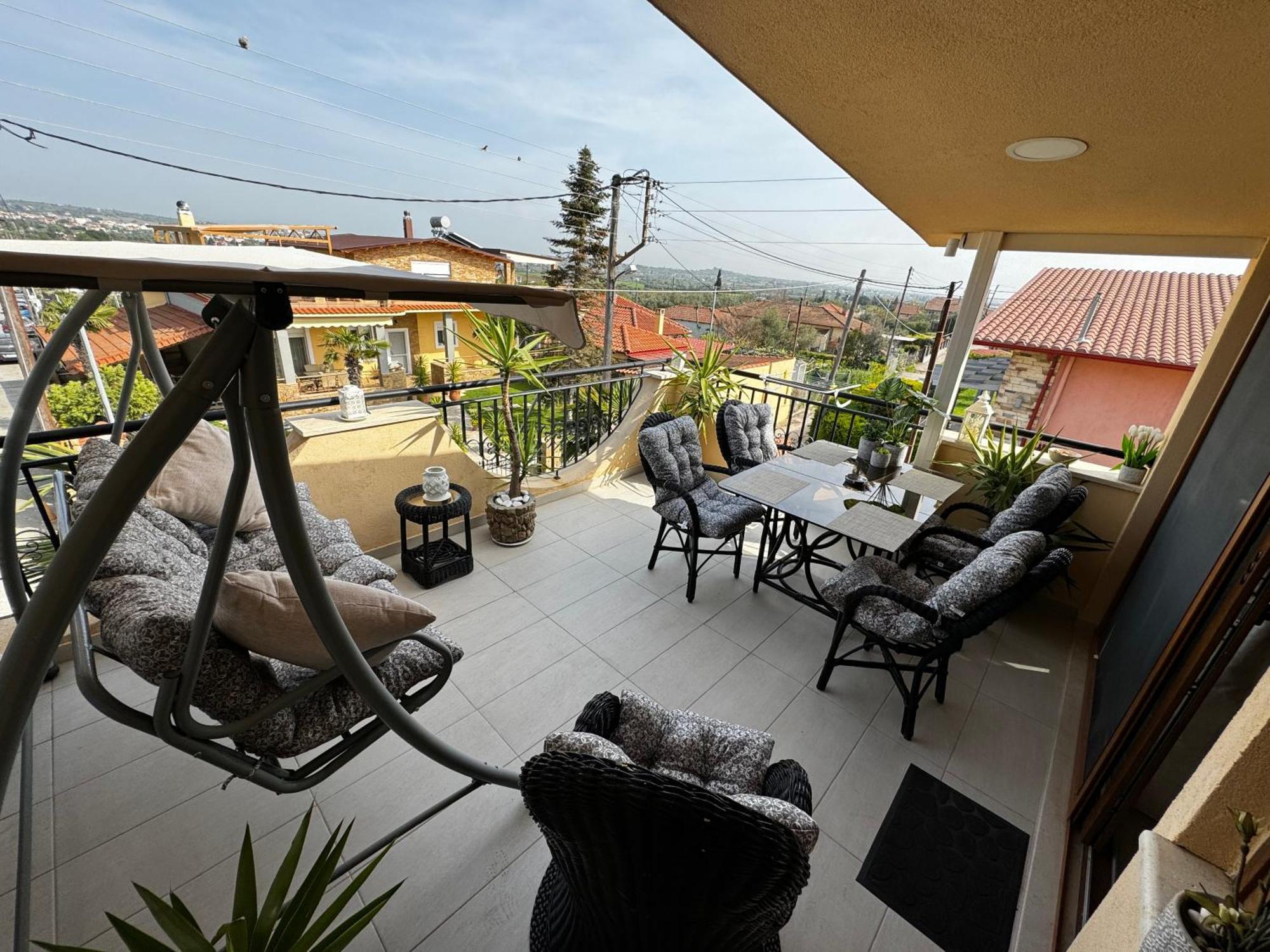Villa Vaso With Jacuzzi Epanomi Bagian luar foto