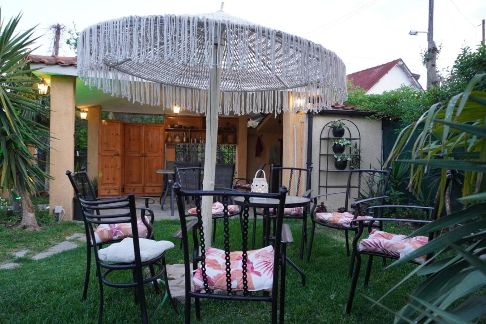 Villa Vaso With Jacuzzi Epanomi Bagian luar foto